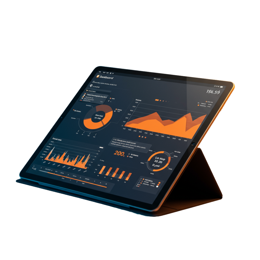 Plataforma AXXIS com gráficos de crescimento